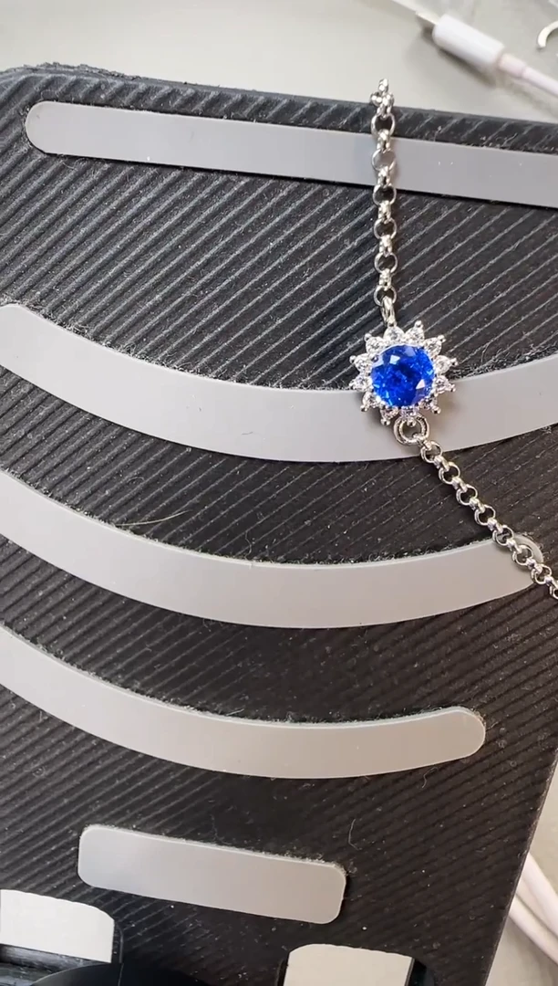 主播定制链接 蓝色太阳花手链