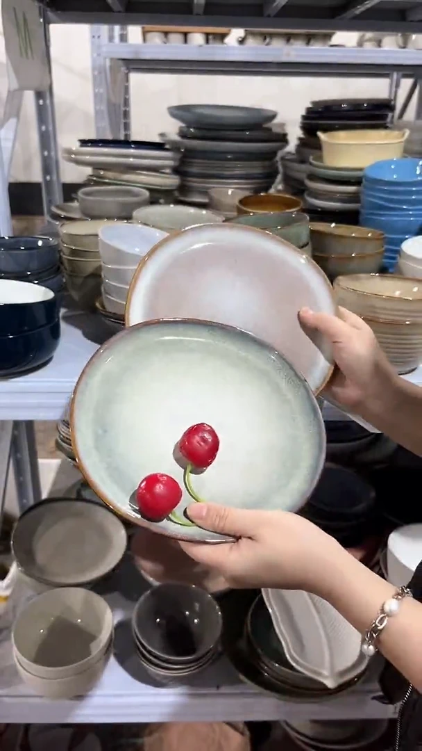 【闪购商品】瓷片外贸尾货瑕疵满20包邮X2 小盘组合