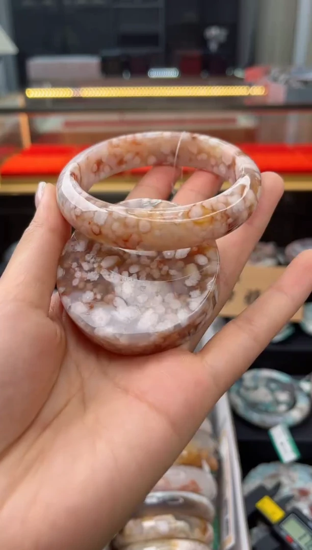 石英质玉手镯未镶嵌58圈口（赠送镯心）6889468