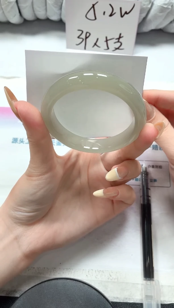 石英质玉手镯未镶嵌324-东陵54.8