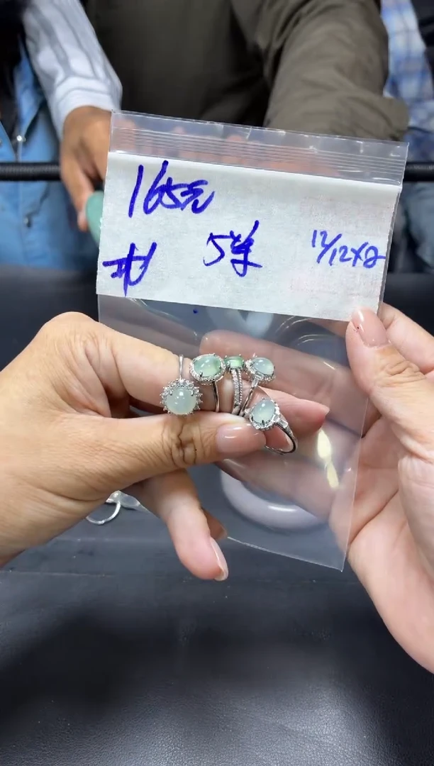 未镶嵌定制翡翠全33戒指#165元多样性拍一发一毛货需抛光