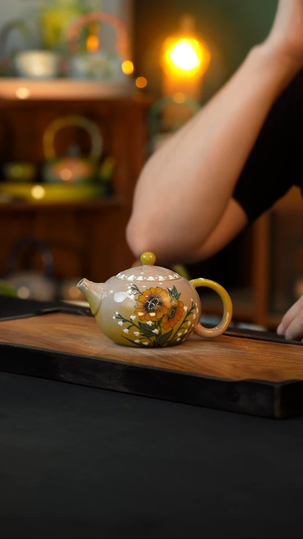 杯手绘心瓷陶瓷浮力