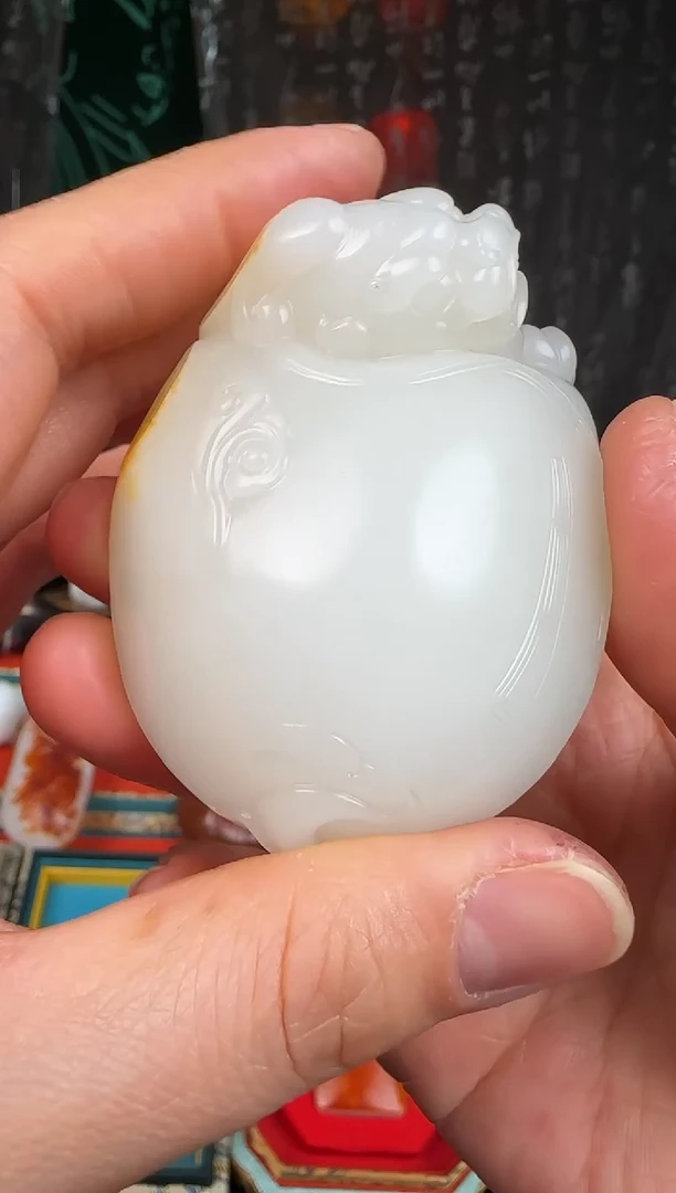 未镶嵌和田玉把件龙龟