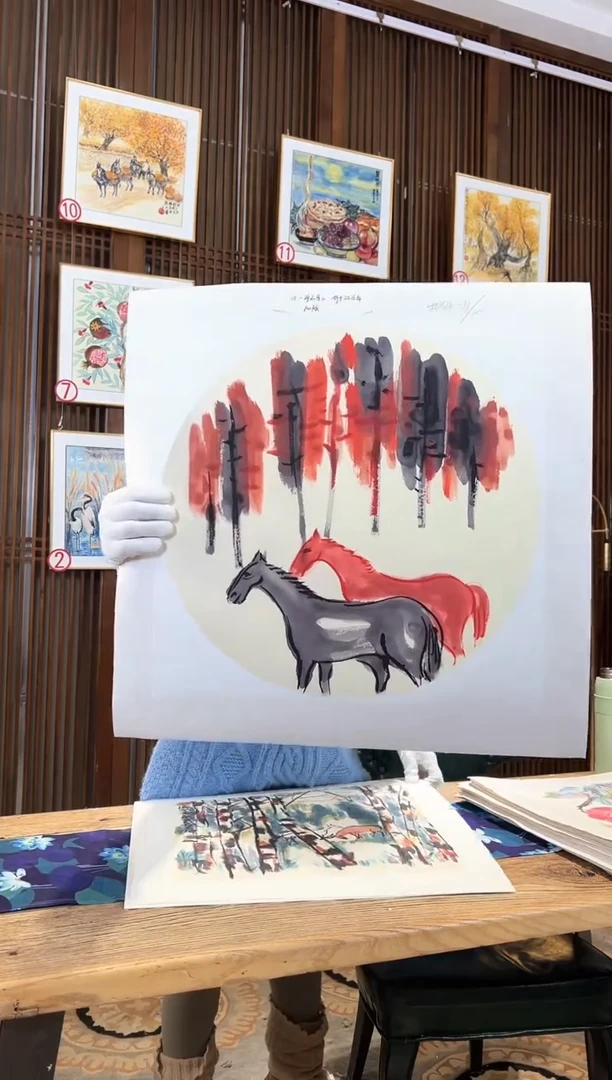 版画版画杨树峰名章限量版画S