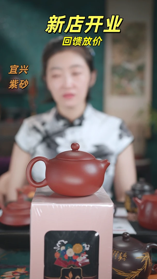茶壶紫砂宜兴紫砂壶西施壶