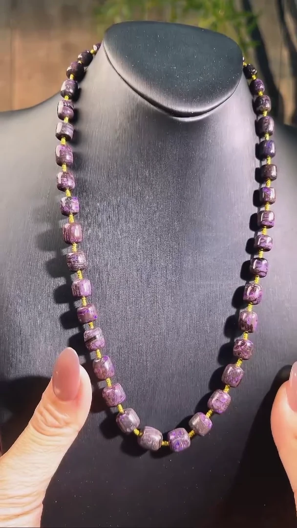 苏纪石（舒俱来）未镶嵌项链K金（多样性发一）南非舒俱来老矿