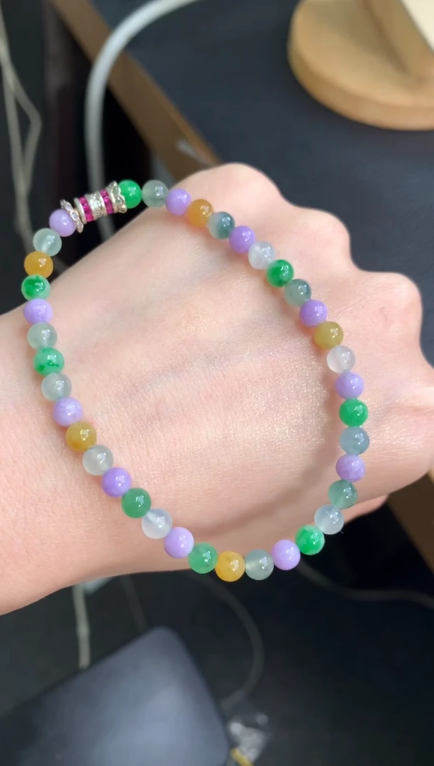 未镶嵌定制翡翠手串