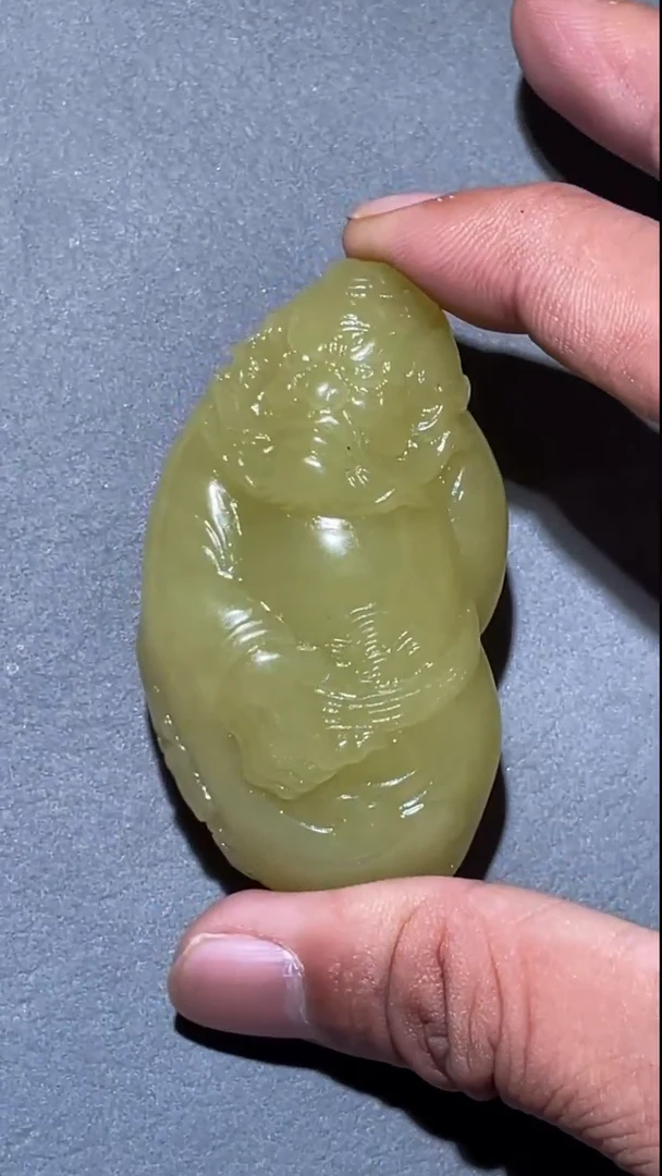 未镶嵌和田玉把件QZ   钟馗