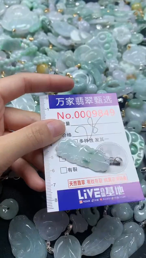 吊坠(不含链)未镶嵌翡翠9849