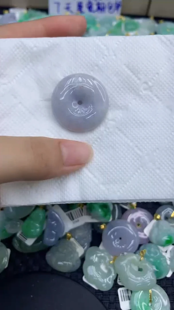 颈饰未镶嵌翡翠天然缅甸A货翡翠
