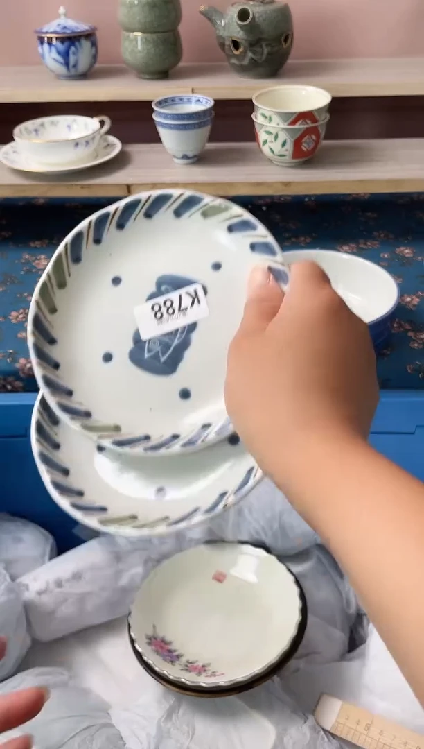 瓷片白*白瓷器瓷器K788