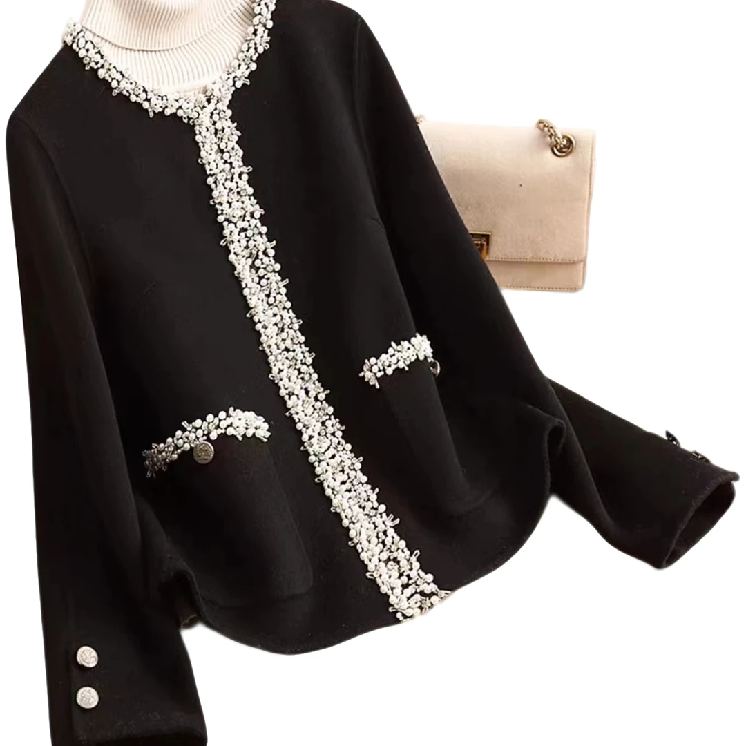 【136-175】女士短款加厚外套小个子时尚韩版