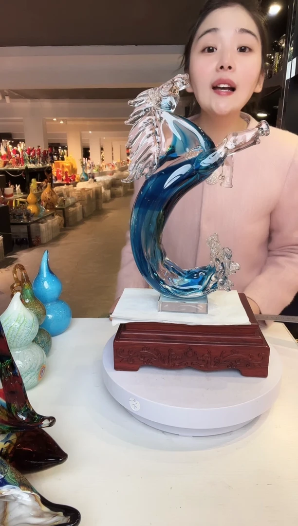 【闪购商品】茶盏琉璃摆件家居摆件