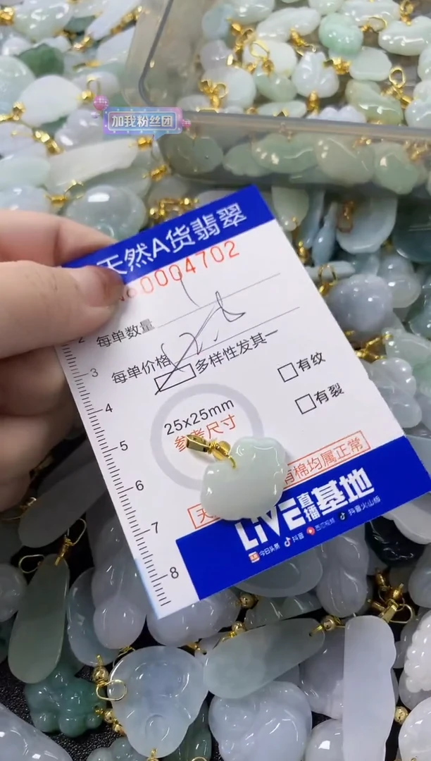 颈饰未镶嵌翡翠天然A货翡翠