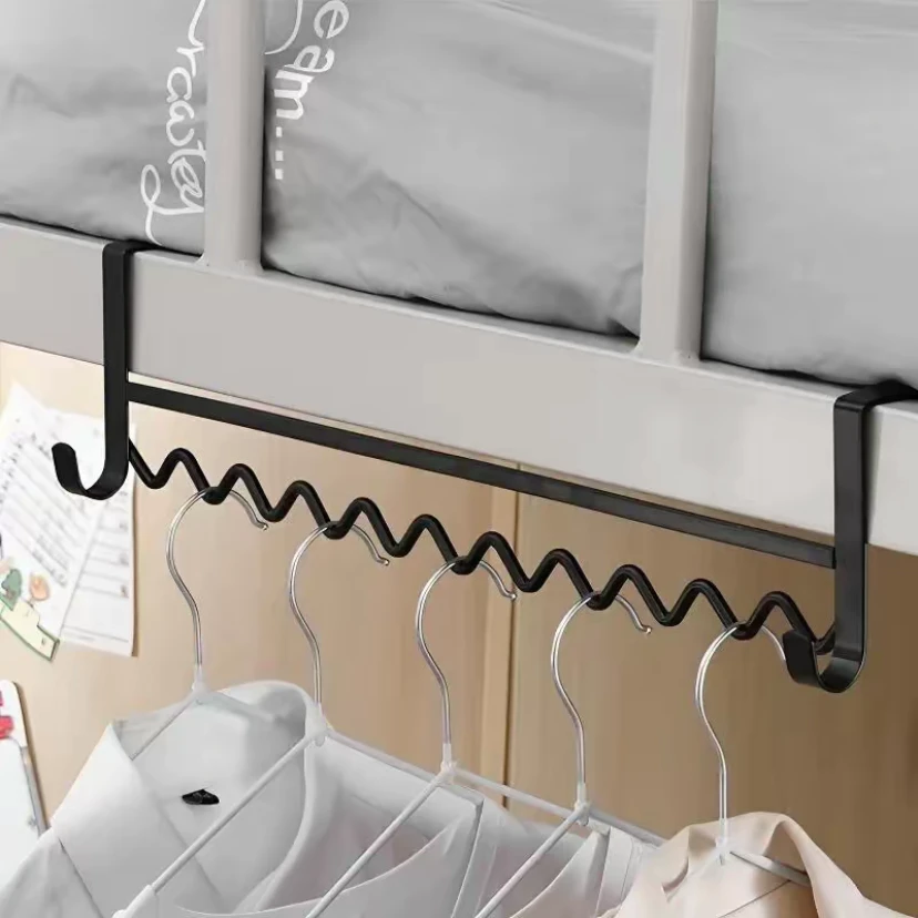 如意//学生宿舍床边放衣服神器上铺波浪衣架挂架床头挂钩收纳置物