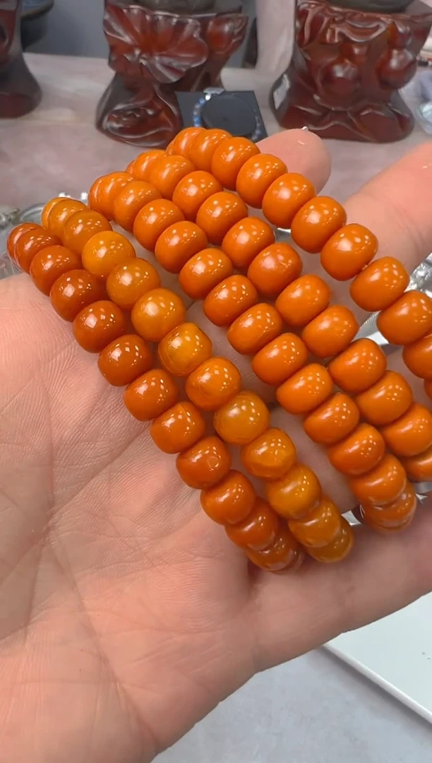 【闪购商品】蜜蜡手链未镶嵌LF2866约8mm多样性发一件