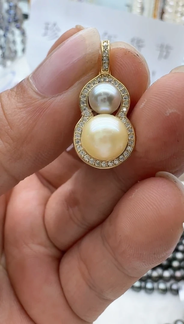 【闪购商品】海水珍珠颈饰银S925镶嵌清货