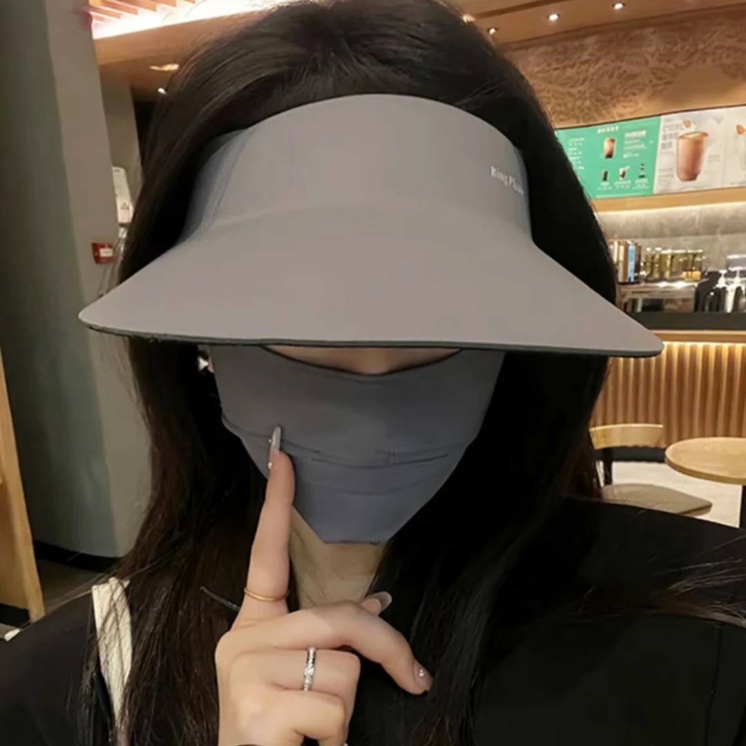 高品质孤品防晒帽大帽檐黑胶夏季遮阳帽渔夫帽