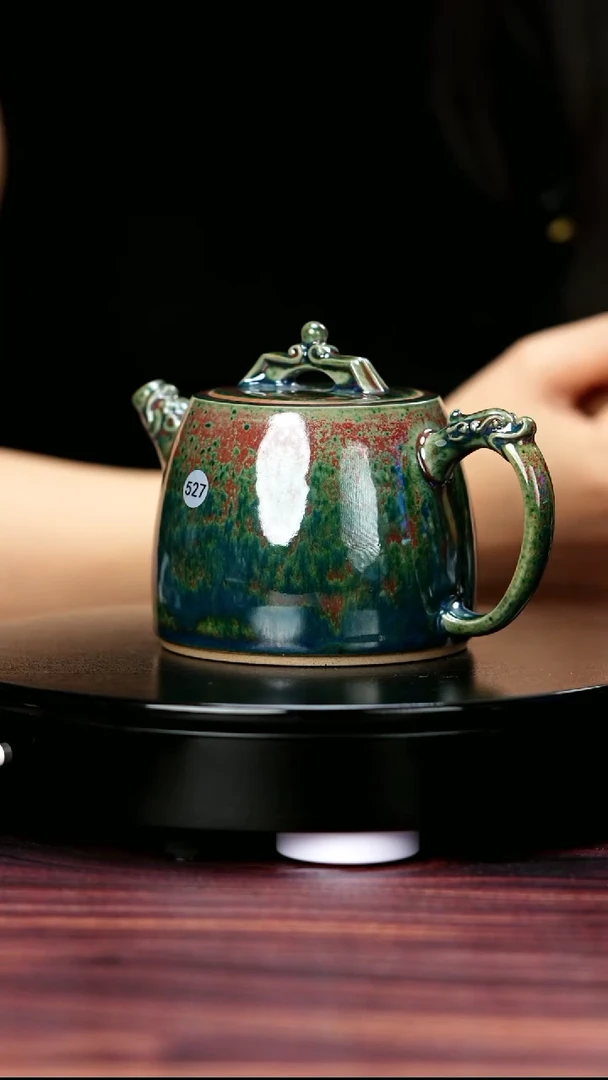 杯子527#于大鹏一级品钧瓷龙权壶