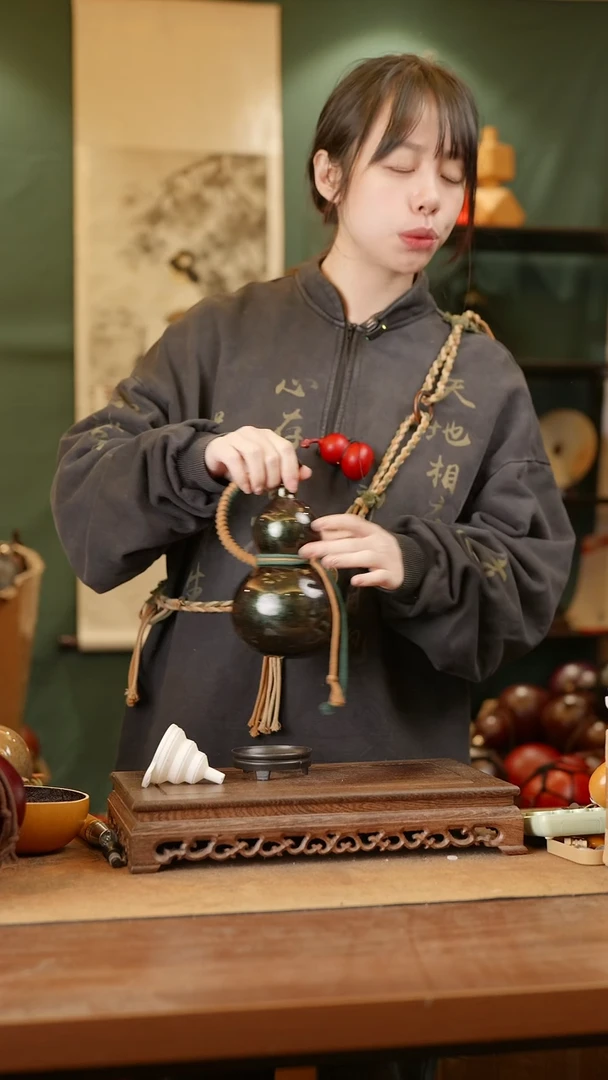 278号精品天然大漆酒葫芦一物一拍~