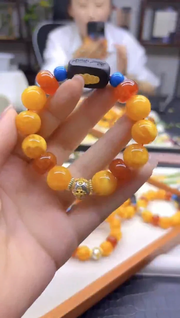 手链蜜蜡未镶嵌DIY款S960