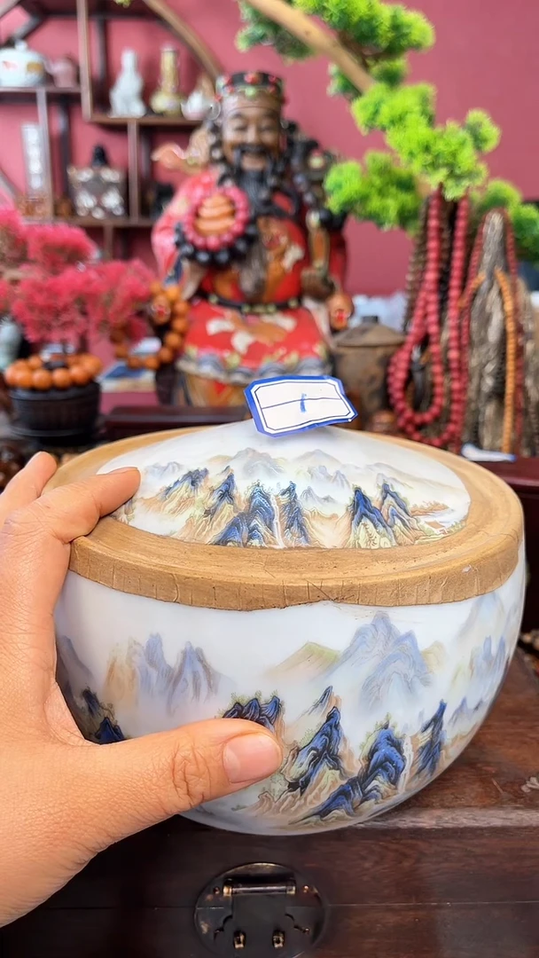 【闪购商品】孤品编号122-山水罐cp-带盒