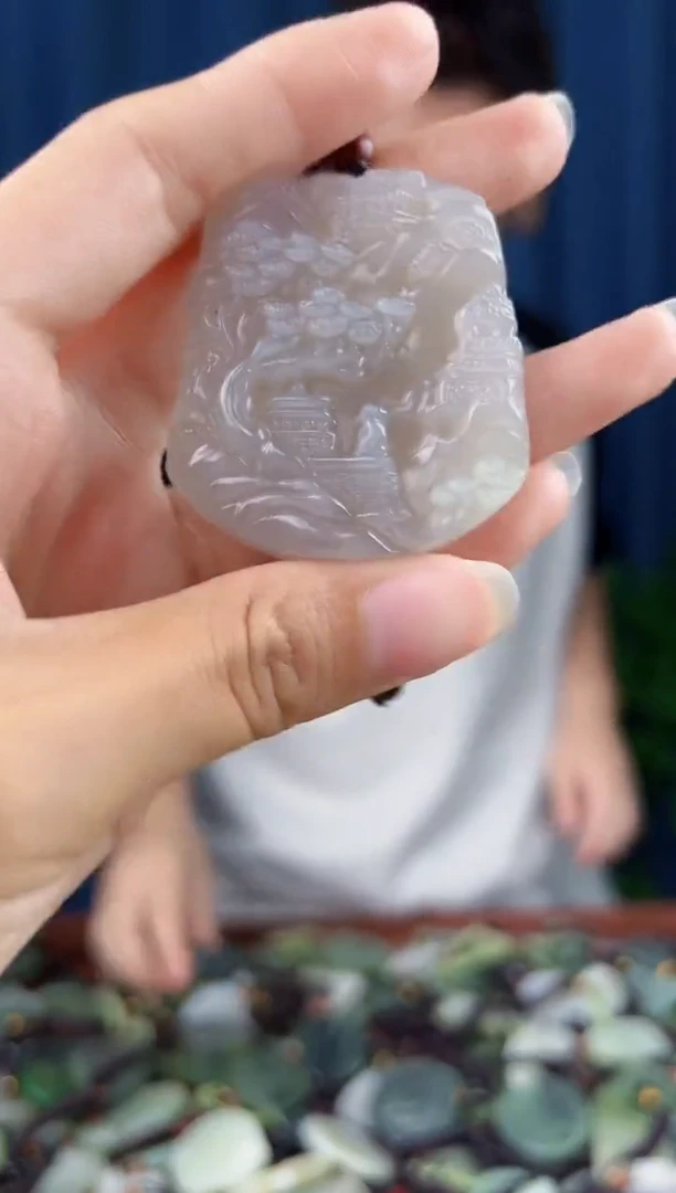 未镶嵌和田玉挂件拍一发一