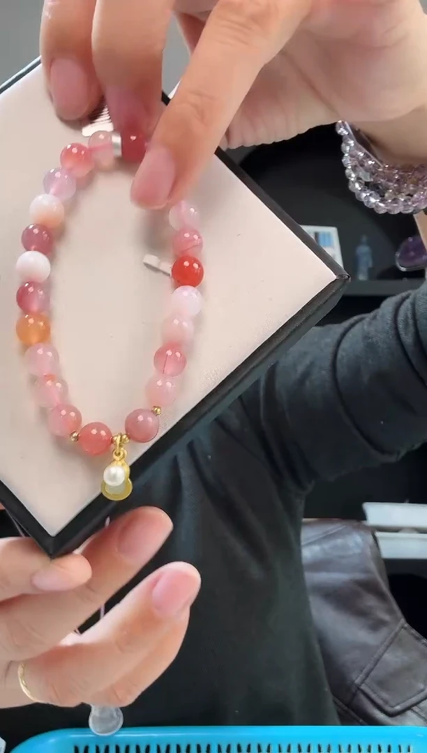 未镶嵌手链玛瑙/玉髓优1554 约7mm