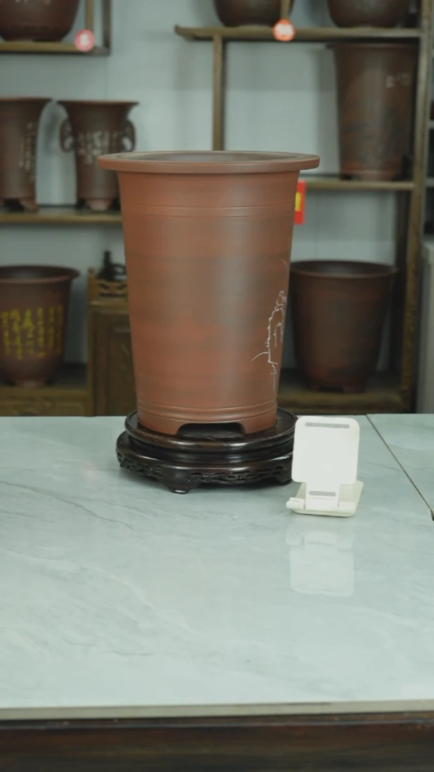 桶盆人*全手工制作高温烧制