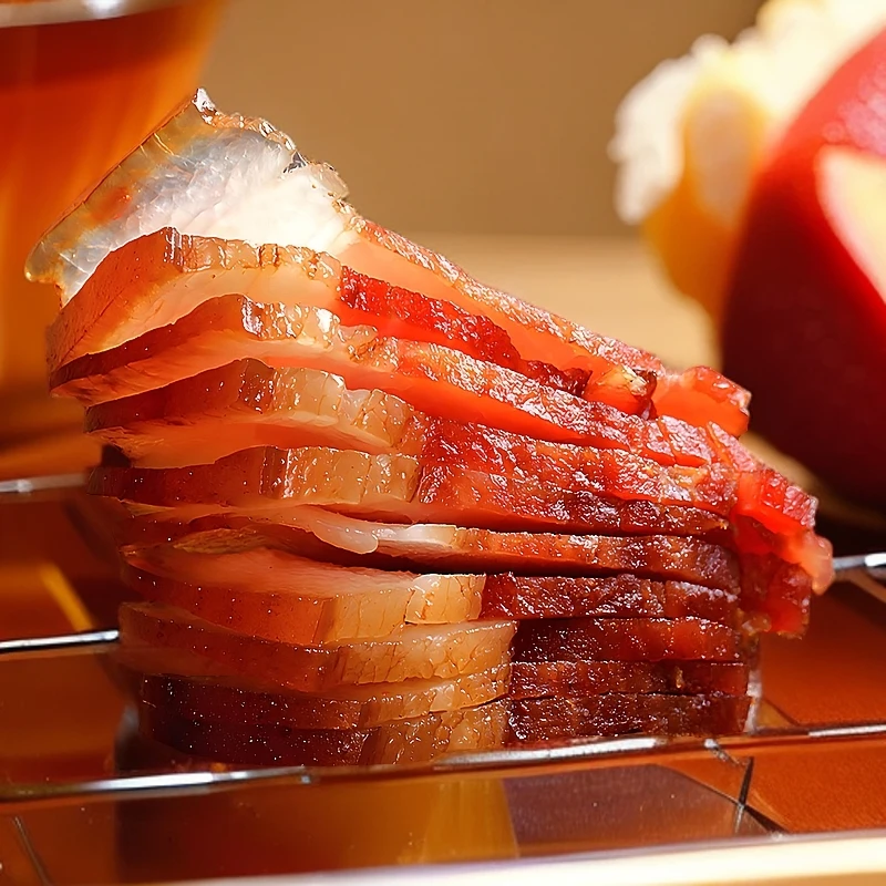 正宗四川农家烟熏五花/后退腊肉