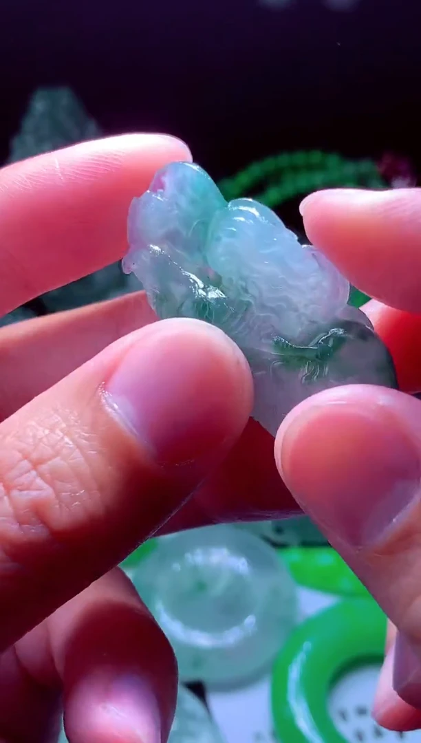 未镶嵌定制翡翠程**#翡翠毛货定制