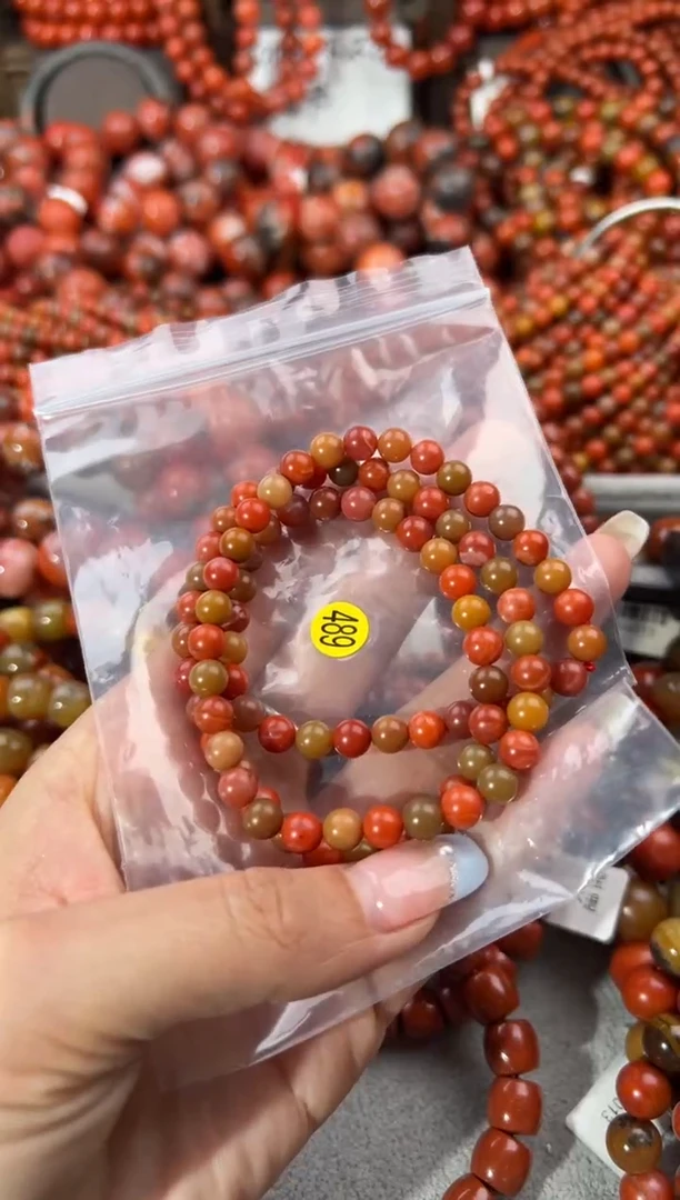 未镶嵌手串南红玛瑙6+