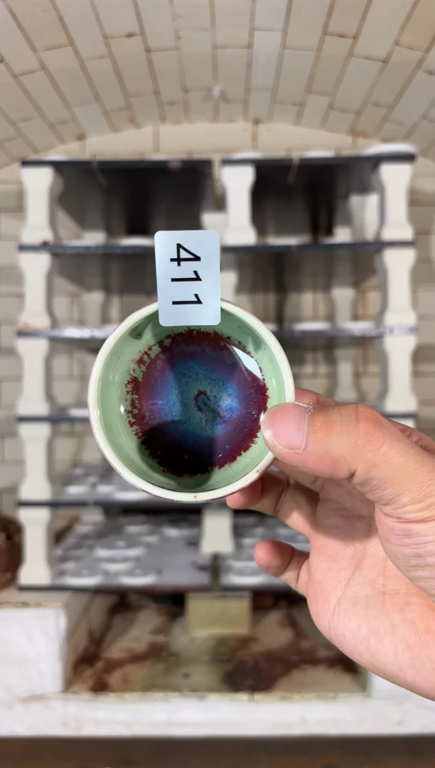 摆件精品窑变钧瓷茶器