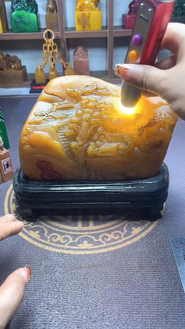 寿山石印石纯天然篆刻石料