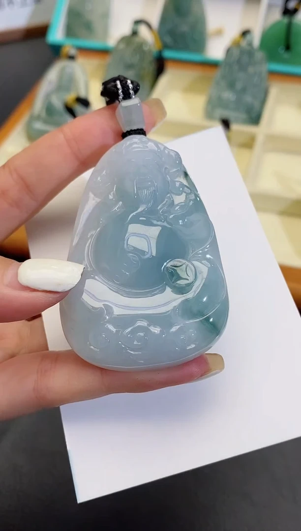 颈饰未镶嵌翡翠缅甸天然翡翠