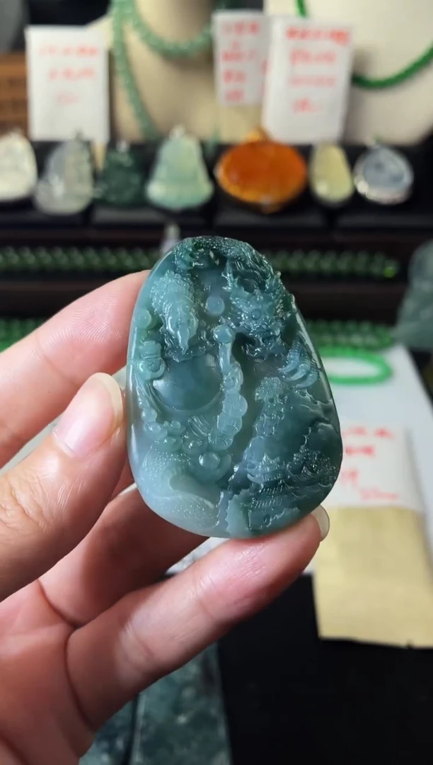 未镶嵌定制翡翠满**陈4073毛货不退不换