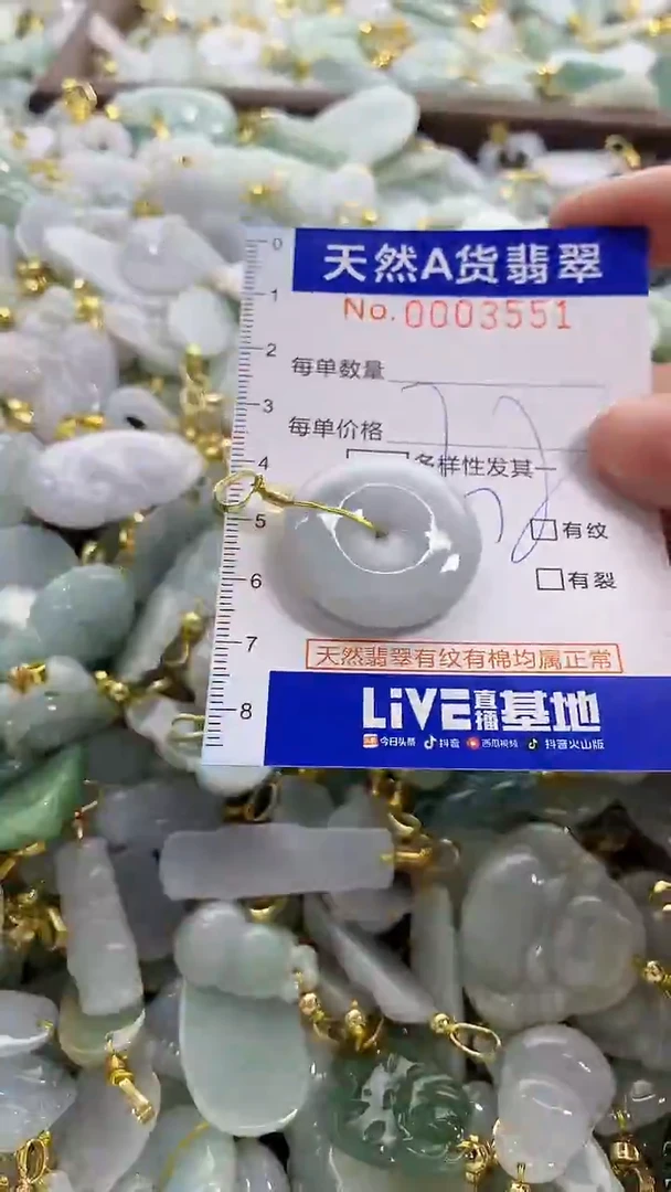 颈饰未镶嵌翡翠天然A货翡翠
