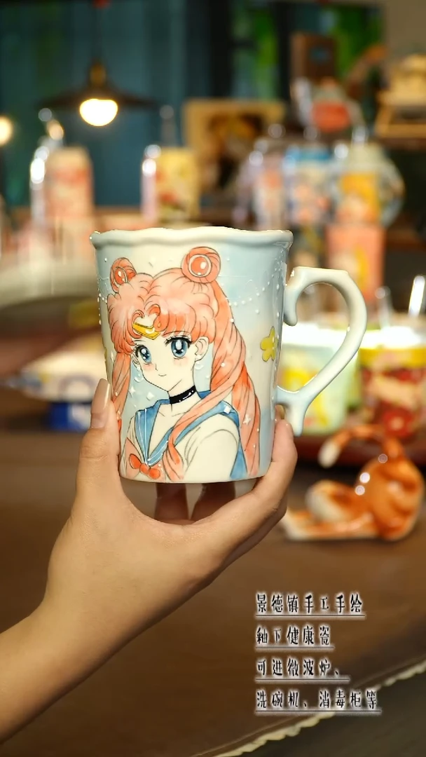 景德镇陶瓷手工手绘&L323