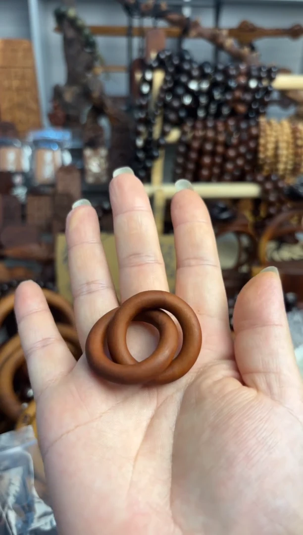 枣木木雕款枣木乾坤圈20圈口