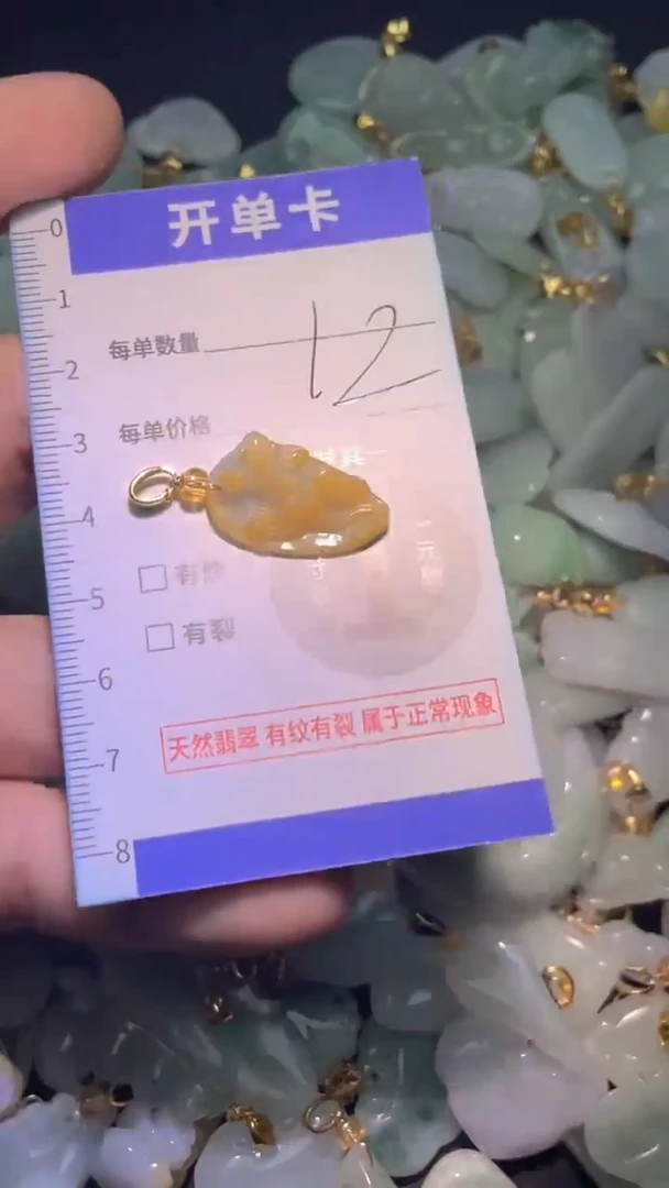 颈饰未镶嵌翡翠翡翠A货