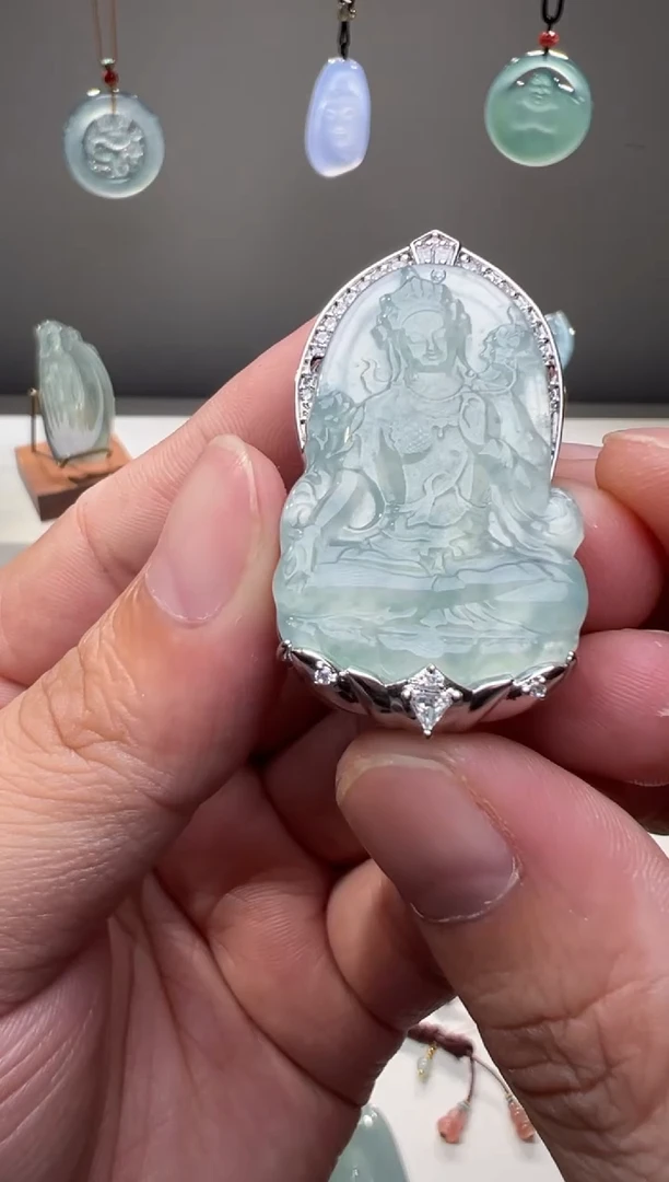 吊坠(不含链)未镶嵌翡翠度母