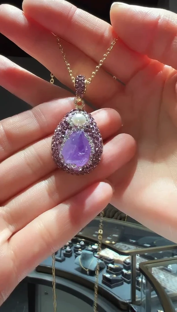 【闪购商品】紫晶颈饰未镶嵌1】多样性发其一