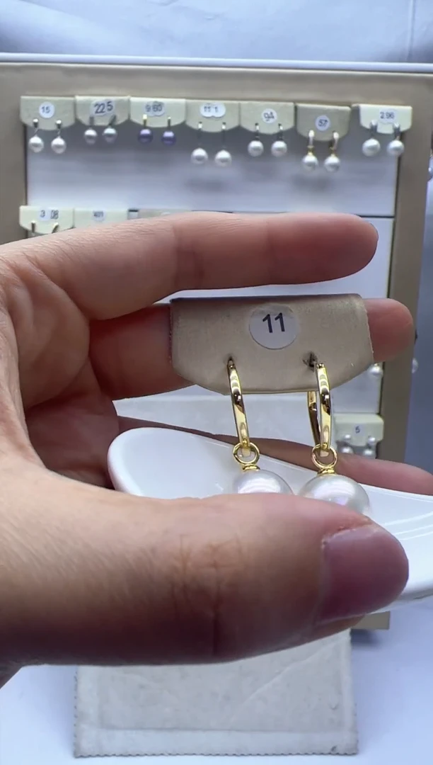 【闪购商品】淡水珍珠耳饰未镶嵌11