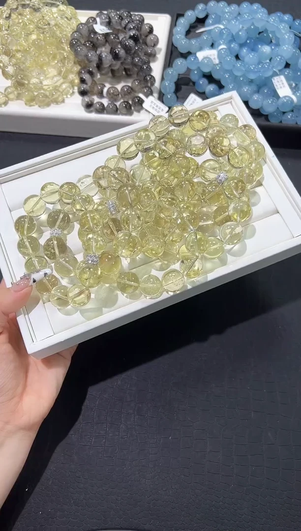 水晶手链未镶嵌82a多样性发其一【1条】默认微瑕16mm