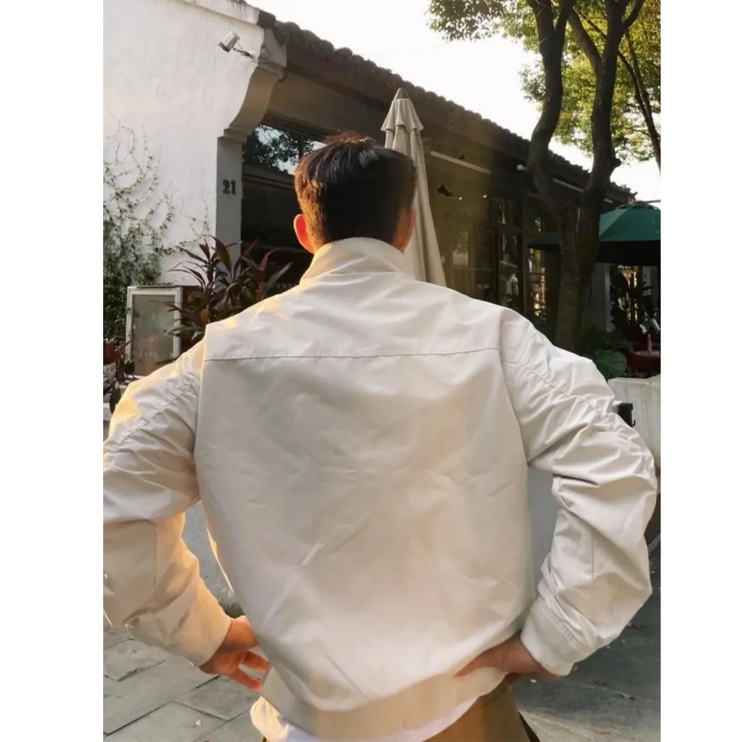 GTAL美式教练夹克三防立领休闲纯色复古秋款户外工装飞行百搭外套