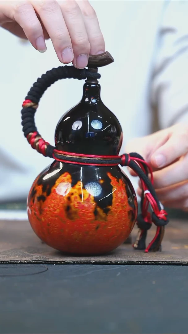 【闪购商品】RU239漆艺酒葫芦不包手串及  微瑕款