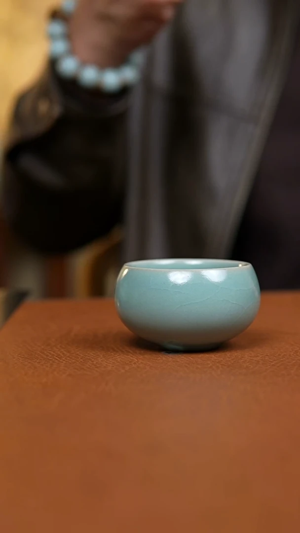 杯仿古老釉禅定杯