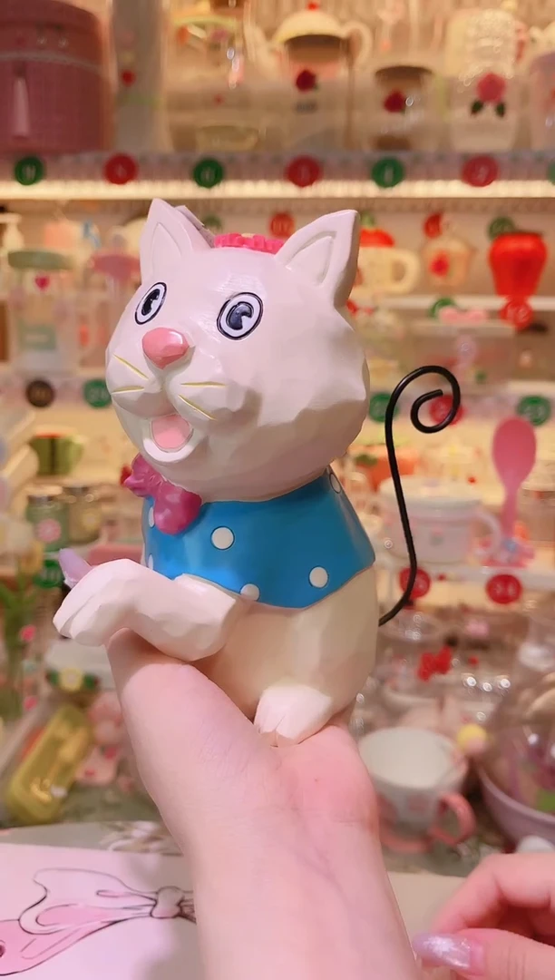 其他品质好发货快放心拍！猫咪摆件蓝色