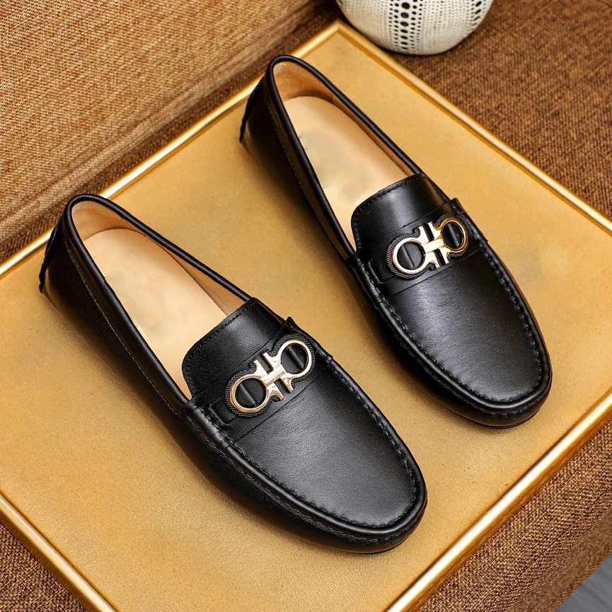 上线低帮休闲豆豆鞋2025新款软底商务休闲鞋男士透气时尚驾车鞋