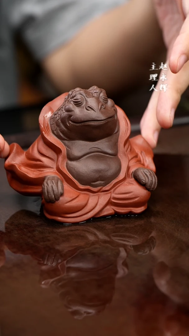 紫砂茶宠紫砂 放得下